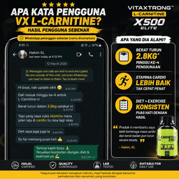 VITAXTRONG Fasting Shred Stack (CLA + L-Carnitine) | Fat Burner | Keto & Intermittent Fasting Support [VX]