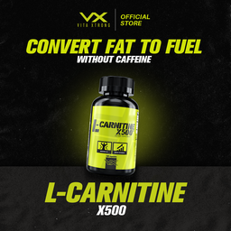 FitSoy™ Plant Protein Isolate 2lbs + VITAXTRONG™ L-Carnitine X500 (100 Caps) | Vegan Lean Muscle & Burn Fat Combo [VX]