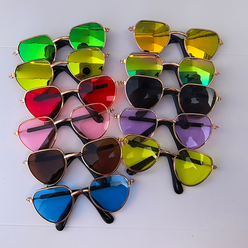 Pet Glasses Heart Style Premium Quality | Price For 1 Box Only | 500 Pcs Per Box | CBM 0.066 Per Box_0