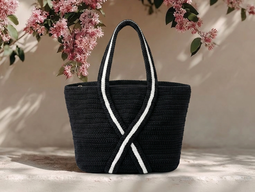 The Noir Stripe Tote