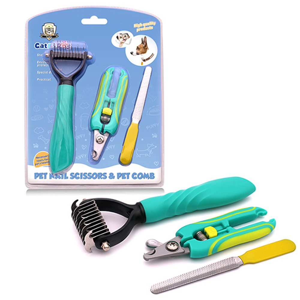 Pet Grooming 3 In 1 Set Price for 1 Box Only | 60 pcs per Box | CBM: 0.092 per Box