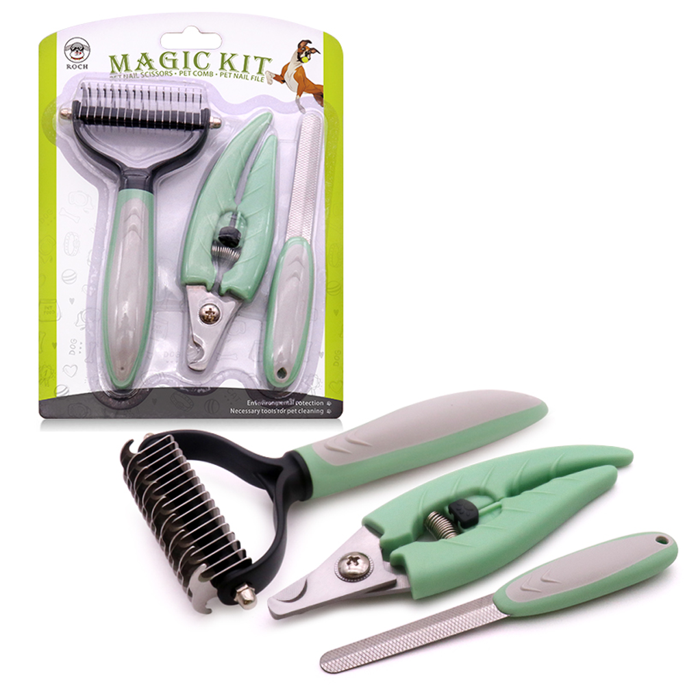 Pet Grooming 3 In 1 Set Price for 1 Box Only | 60 pcs per Box | CBM: 0.092 per Box