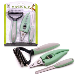 Pet Grooming 3 In 1 Set Price for 1 Box Only | 60 pcs per Box | CBM: 0.092 per Box