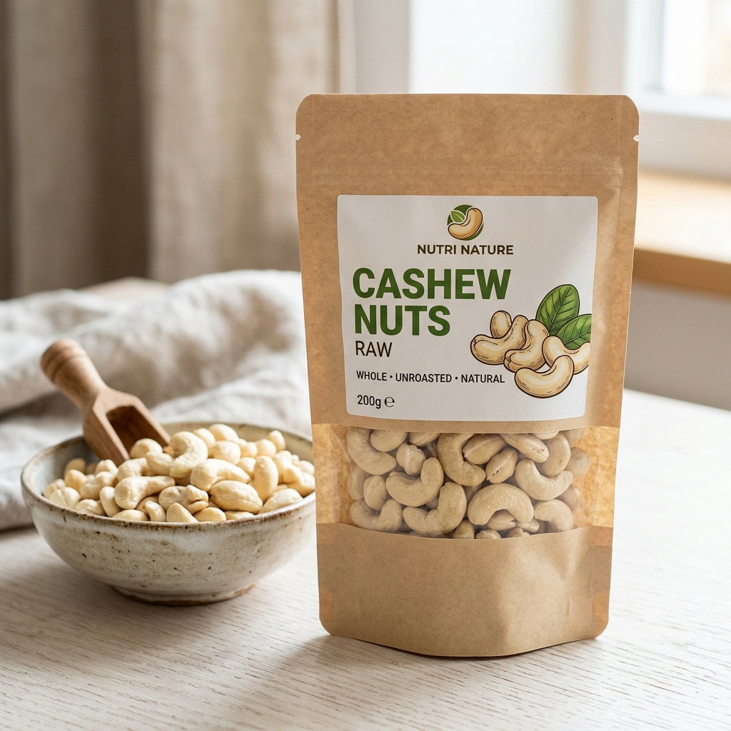 Cashew Nuts Raw 200g