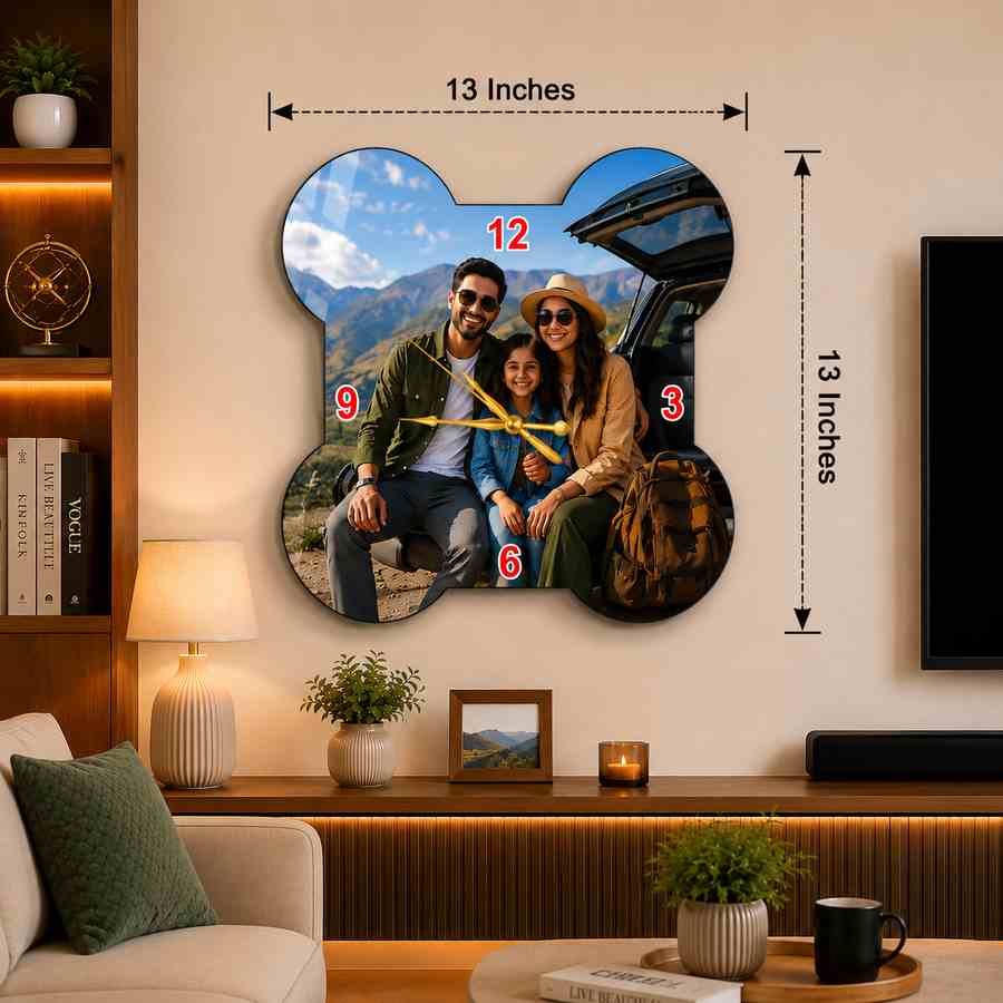 Quadra Bloom Acrylic Clock_4