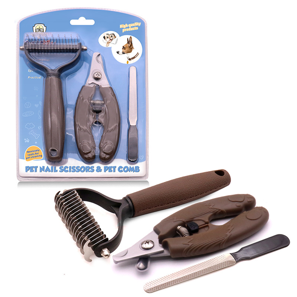 Pet Grooming 3 In 1 Set Price for 1 Box Only | 60 pcs per Box | CBM: 0.092 per Box
