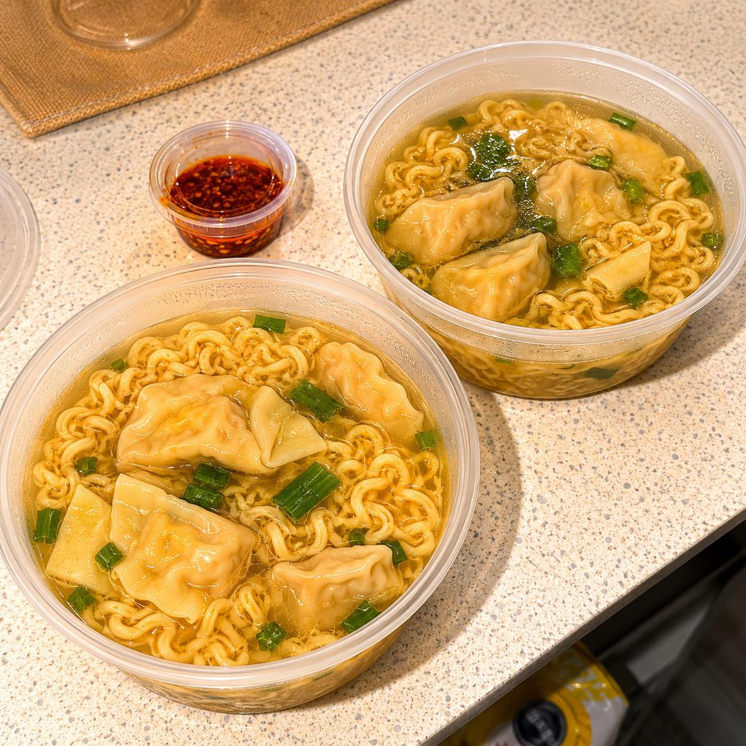 Chicken Dumpling Soup With Noodle