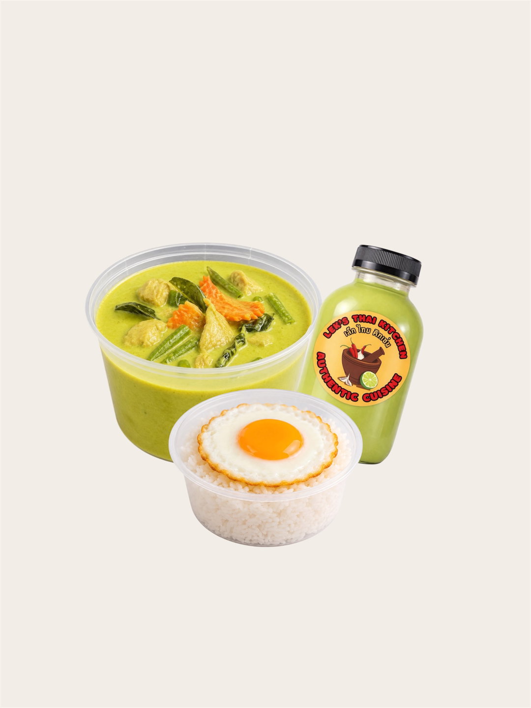 SM3 Green Curry Chicken Set ชุดแกงเขียวหวานไก่