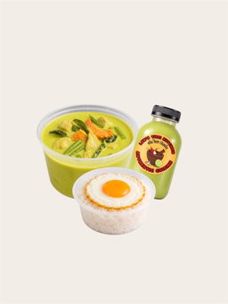 SM3 Green Curry Chicken Set ชุดแกงเขียวหวานไก่