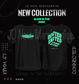 RUBIC GLOW IN THE DARK BLACK TSHIRT