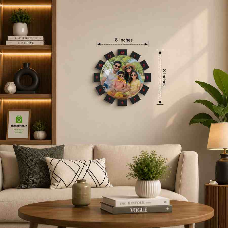 Midnight Orbit Acrylic Clock_2