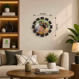 Midnight Orbit Acrylic Clock