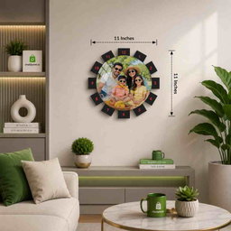 Midnight Orbit Acrylic Clock