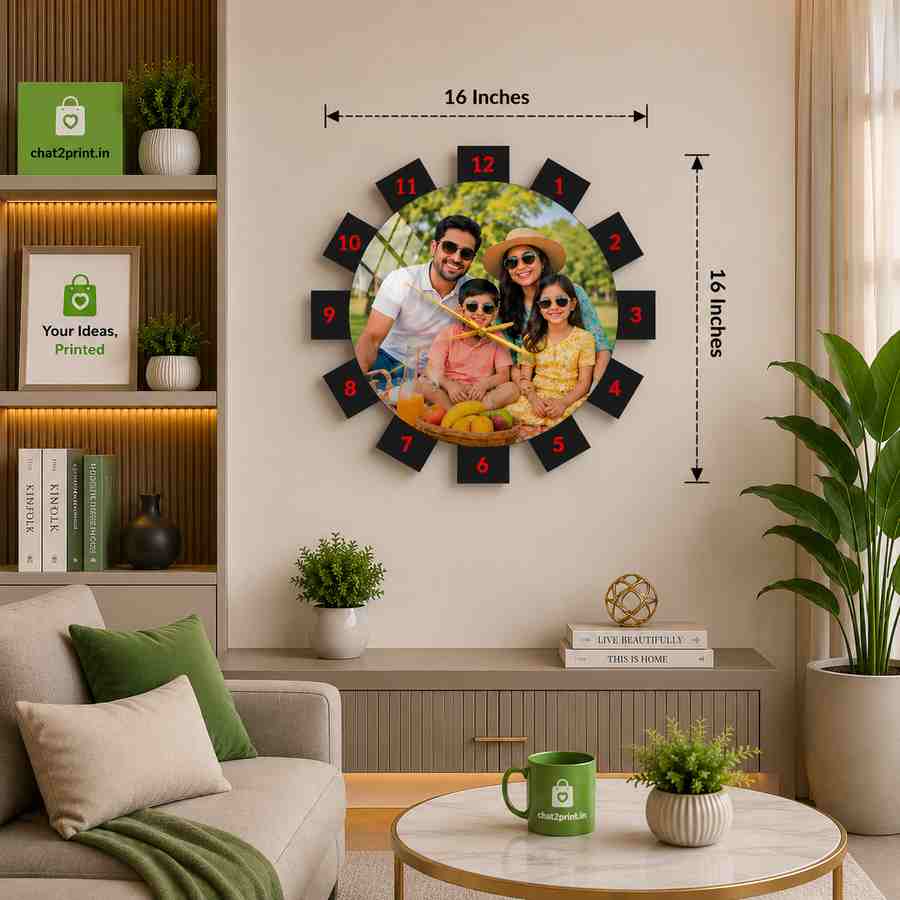 Midnight Orbit Acrylic Clock_5