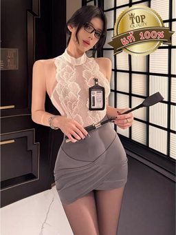  SEXY ชุดเซ็กซี่ผู้หญิง ชุดคอสเพลย์ ชุดเลขาเซ็กซี่❤️#S-786