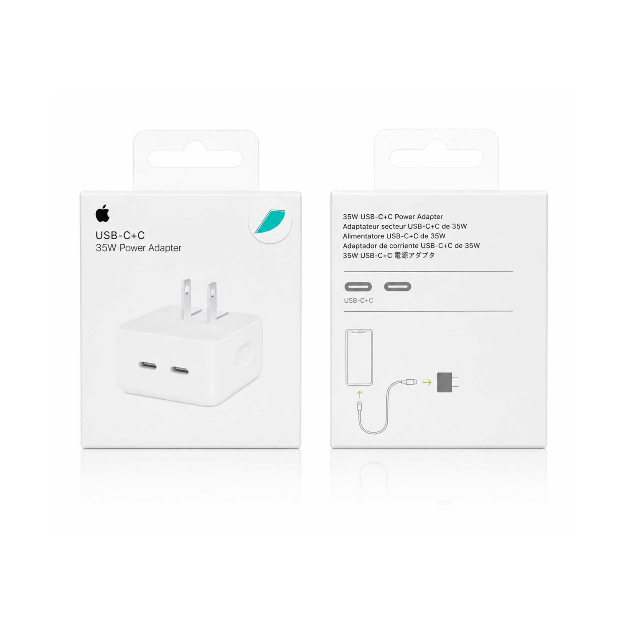 Taco Apple Tipo C | 35W (2 puertos)_0