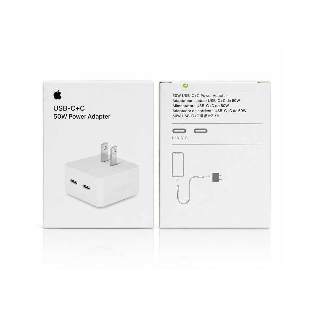 Taco Apple Tipo C | 50W (2 puertos) 