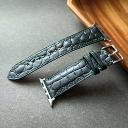 Apple Watch Strap in croc-embossed calfskin