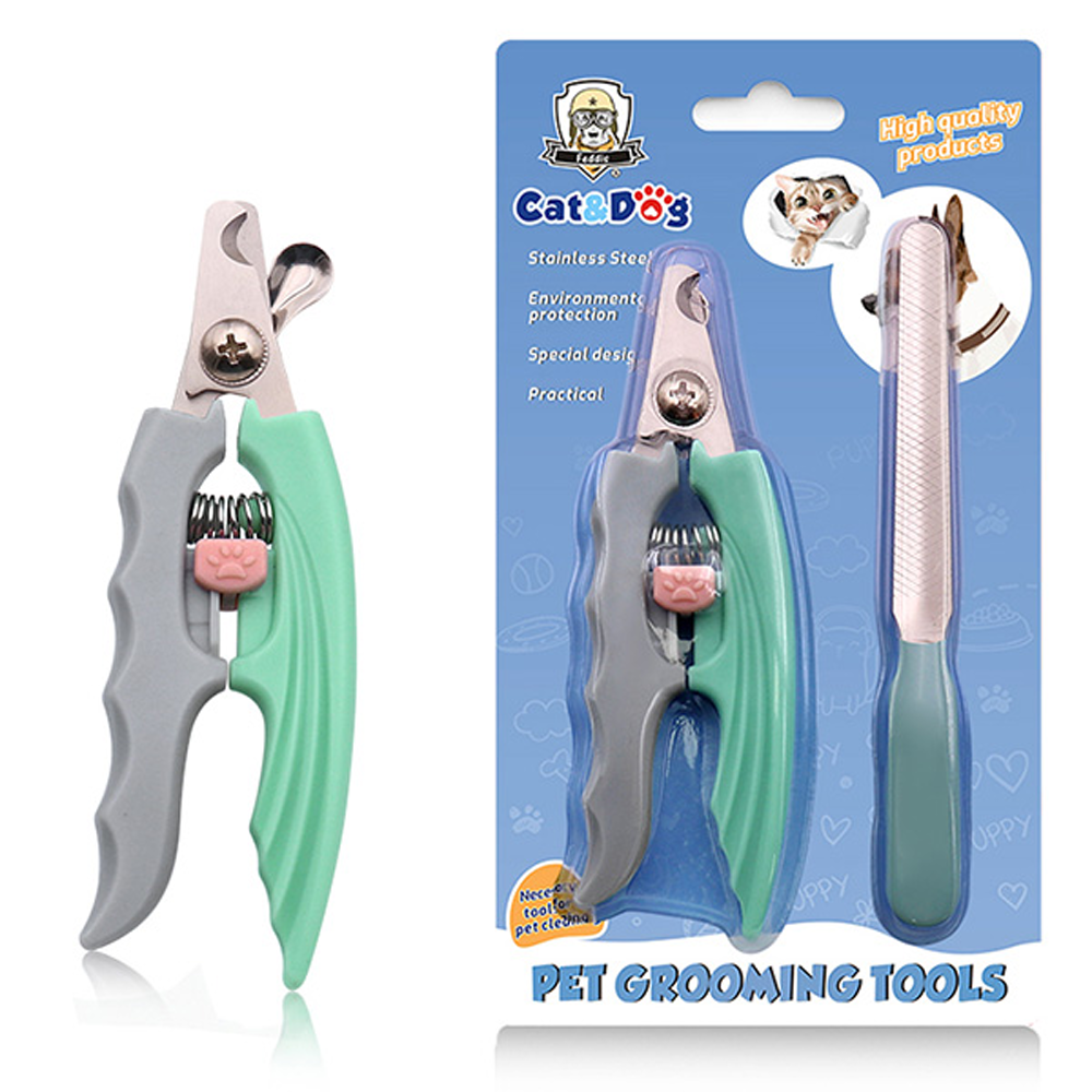 Pet Nail Clipper 2 In 1 Set Price for 1 Box Only | 333 pcs per Box | CBM: 0.131 per Box