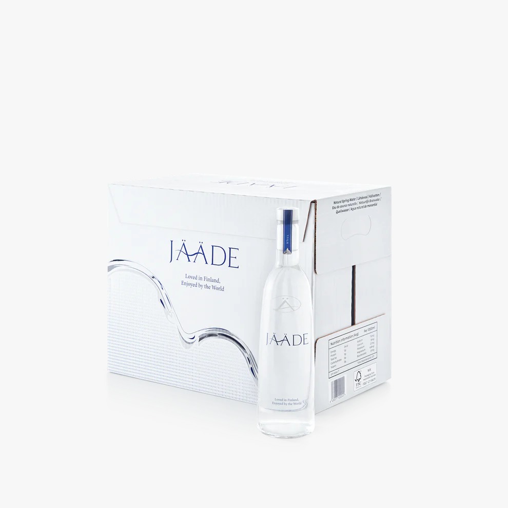 JÄÄDE Still Natural Mineral Water  12 x 750ml Glass Bottle _1