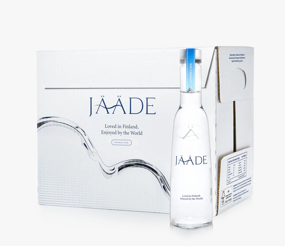 JÄÄDE Sparkling Natural Mineral Water 12 x 750ml Glass Bottle_1