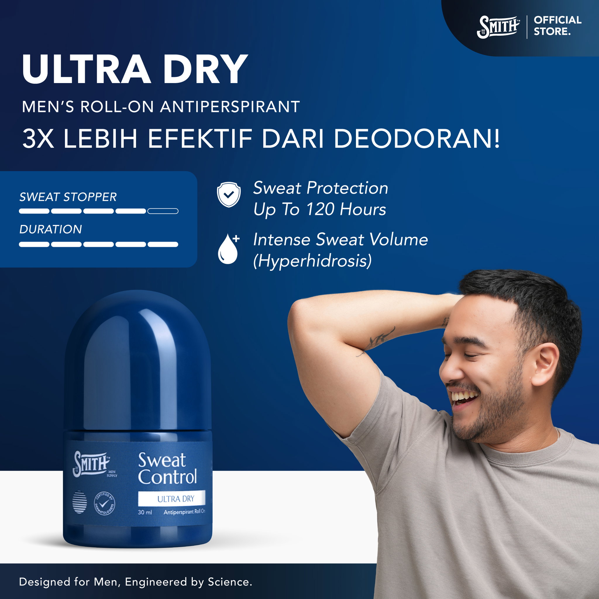 SMITH - Ultra Dry Sweat Control Antiperspirant Deodorant (Keringat Berlebih)_0