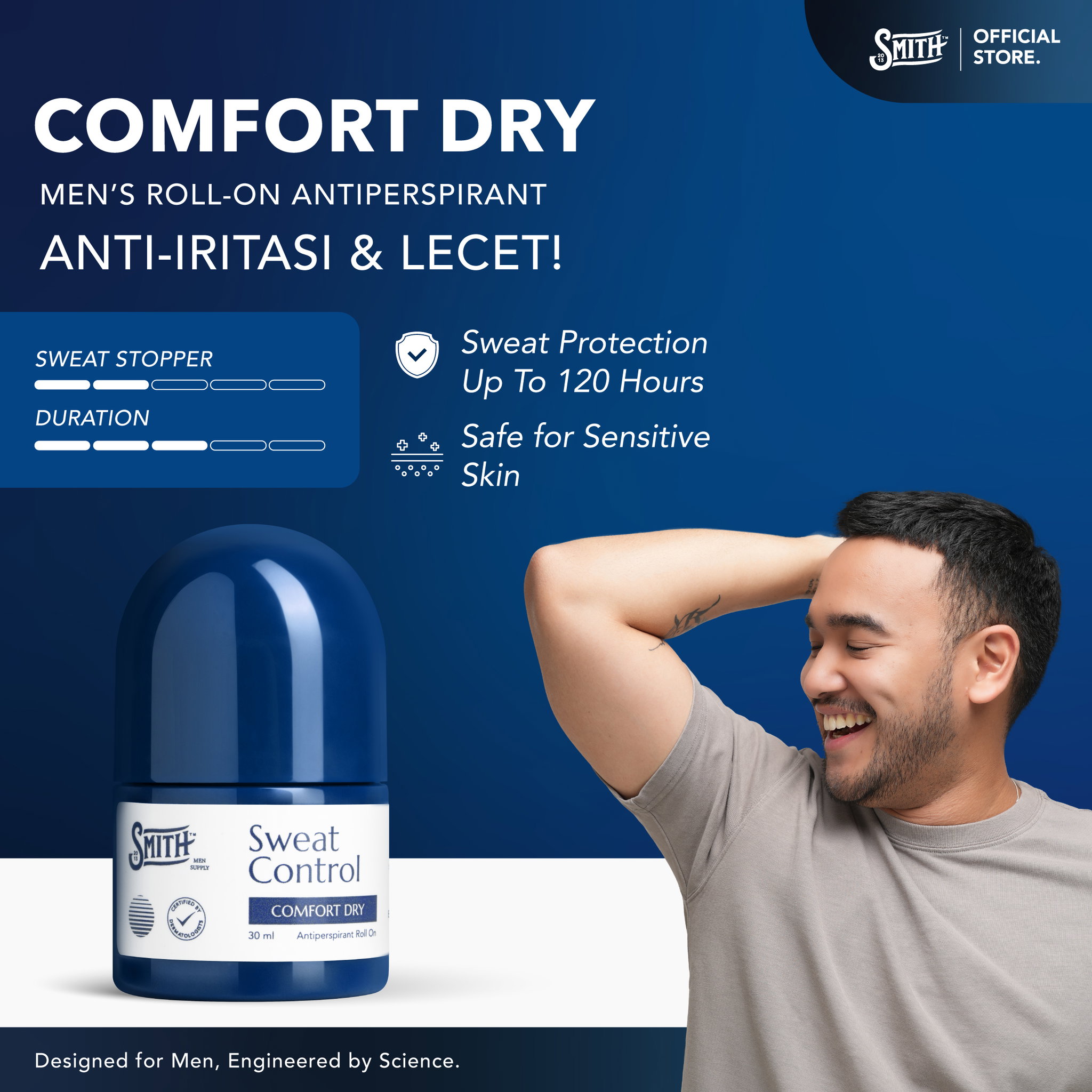 SMITH - Comfort Dry Sweat Control Antiperspirant Deodorant (Keringat Berlebih)_0