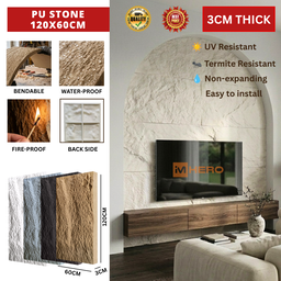 HERO 120X60 PU STONE PANEL 3CM THICK