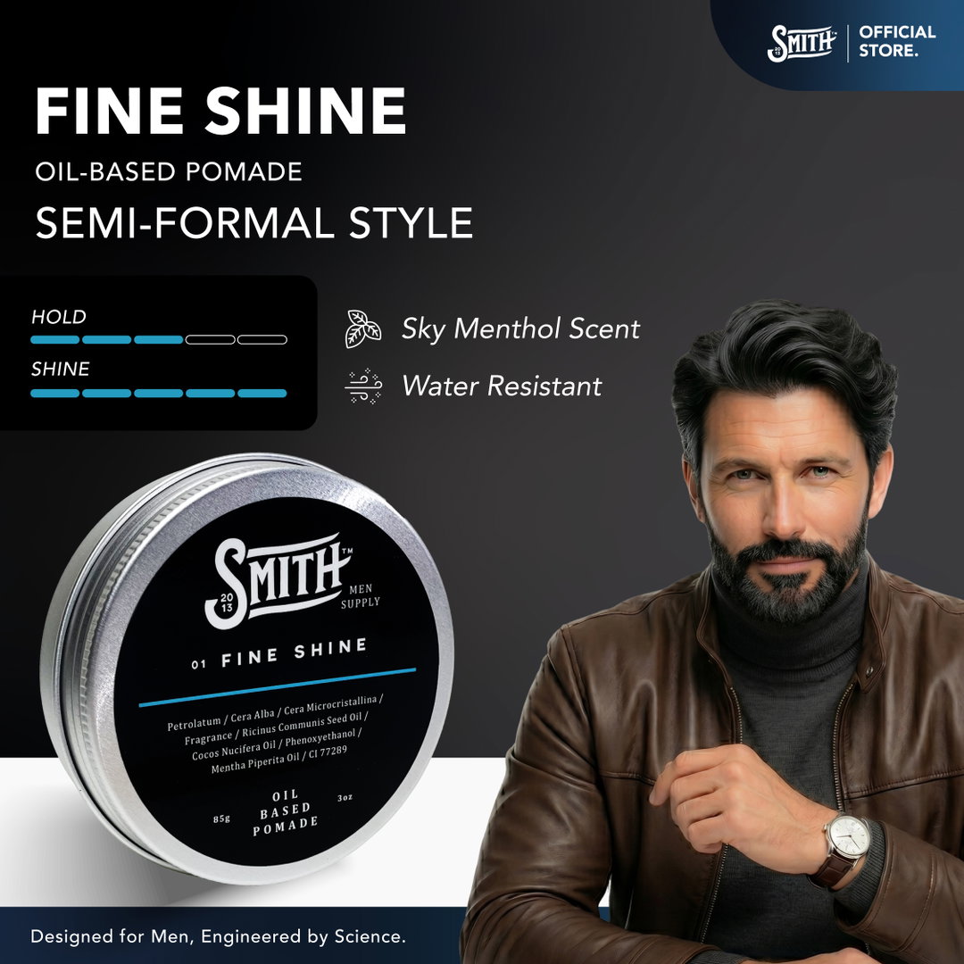 SMITH - Fine Shine Hair Pomade Oil Based 85gr