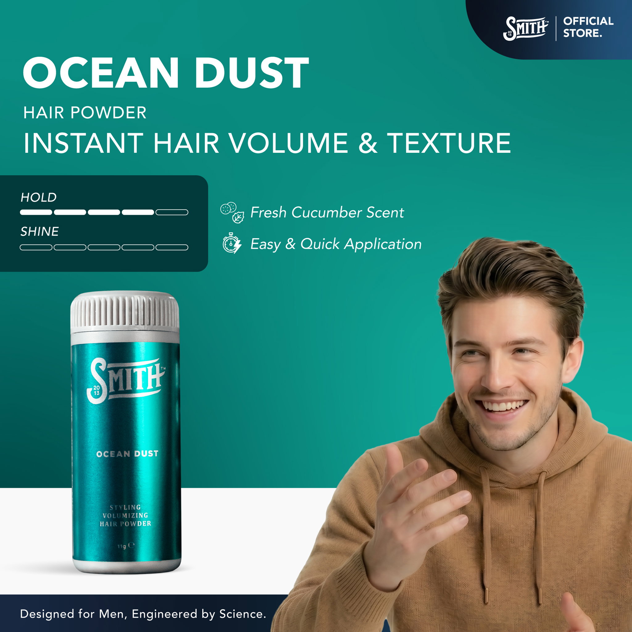 SMITH - Ocean Dust Hair Styling & Volumizing Powder 11gr_0