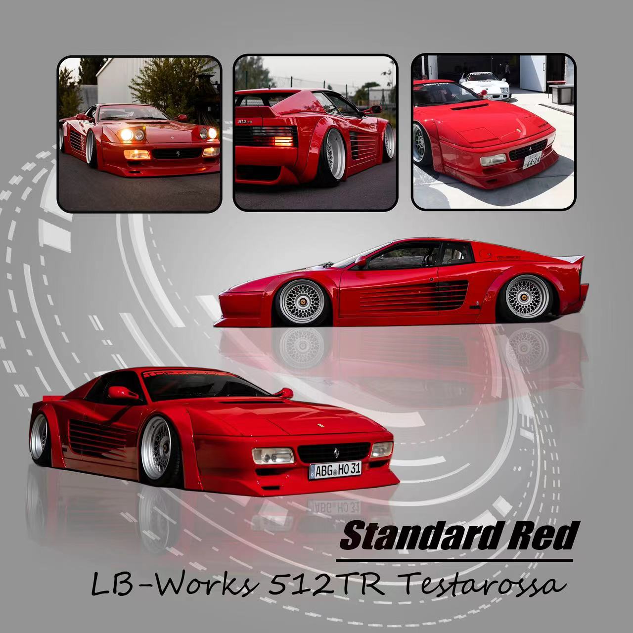 STAR MODEL 1/64 FERRARI F512 TR LBWK_2