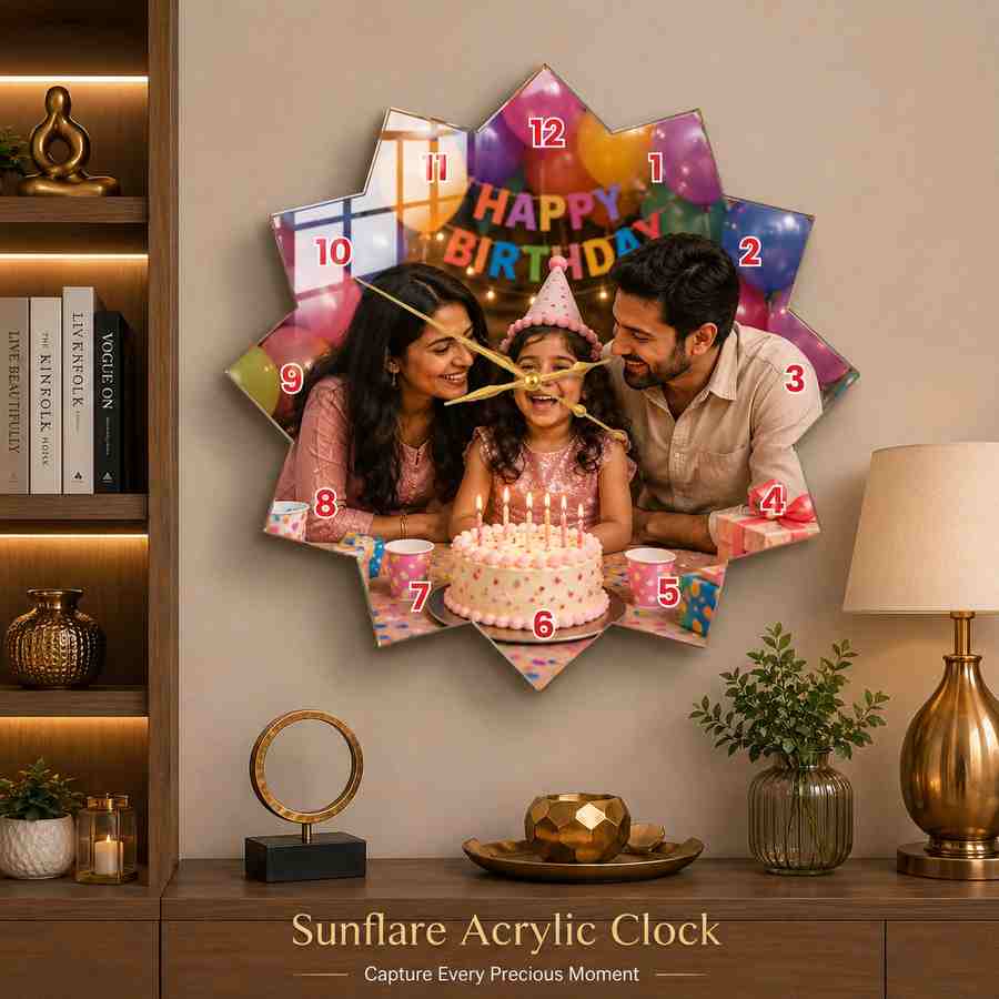 Sun Flare Clock
