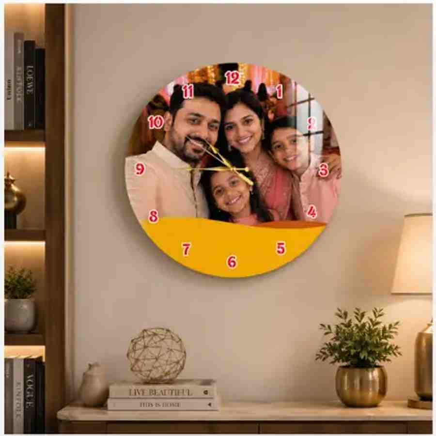 Round Splash Clock_0