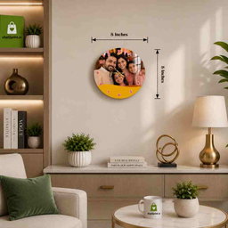 Round Splash Clock