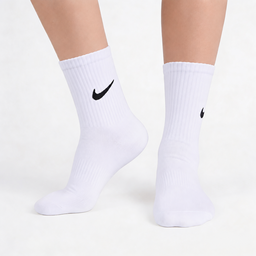 [10197] - 3 Pairs Men’s High-Cotton High-Cut Crew Socks – Breathable, Sport Motif & Everyday Comfort 