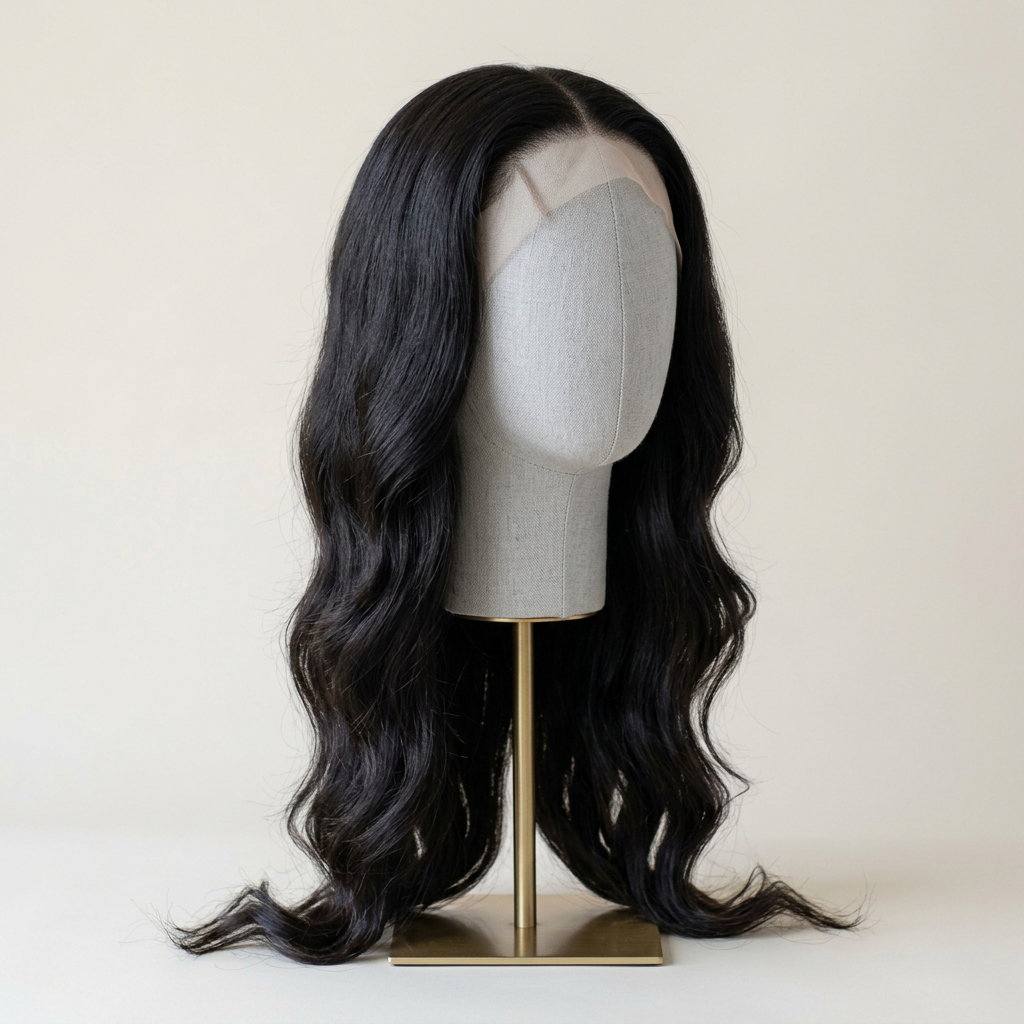 34" Raw Hair Wig, 4 Bundles with HD 5x5 Closure