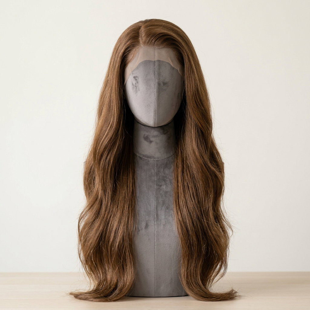 40" Raw Hair Wig - Honey Brown