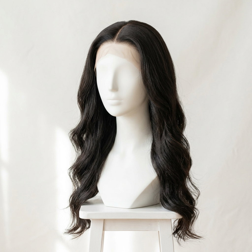 24" Raw Hair Wig, 3 Bundles, HD 13x4 Frontal_0