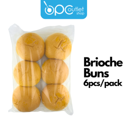 Brioche Buns 6pcs per pack - Pre-order (5 packs Minimum order)