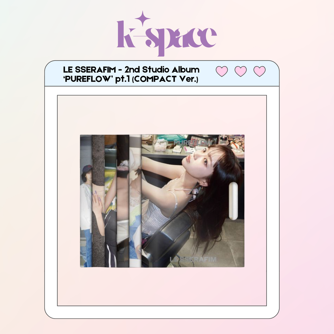 LE SSERAFIM - 2nd Studio Album ‘PUREFLOW’ pt.1 (COMPACT Ver.)