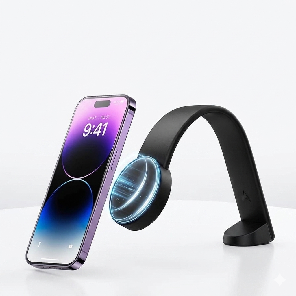 Base magnética para fijar el celular en el carro