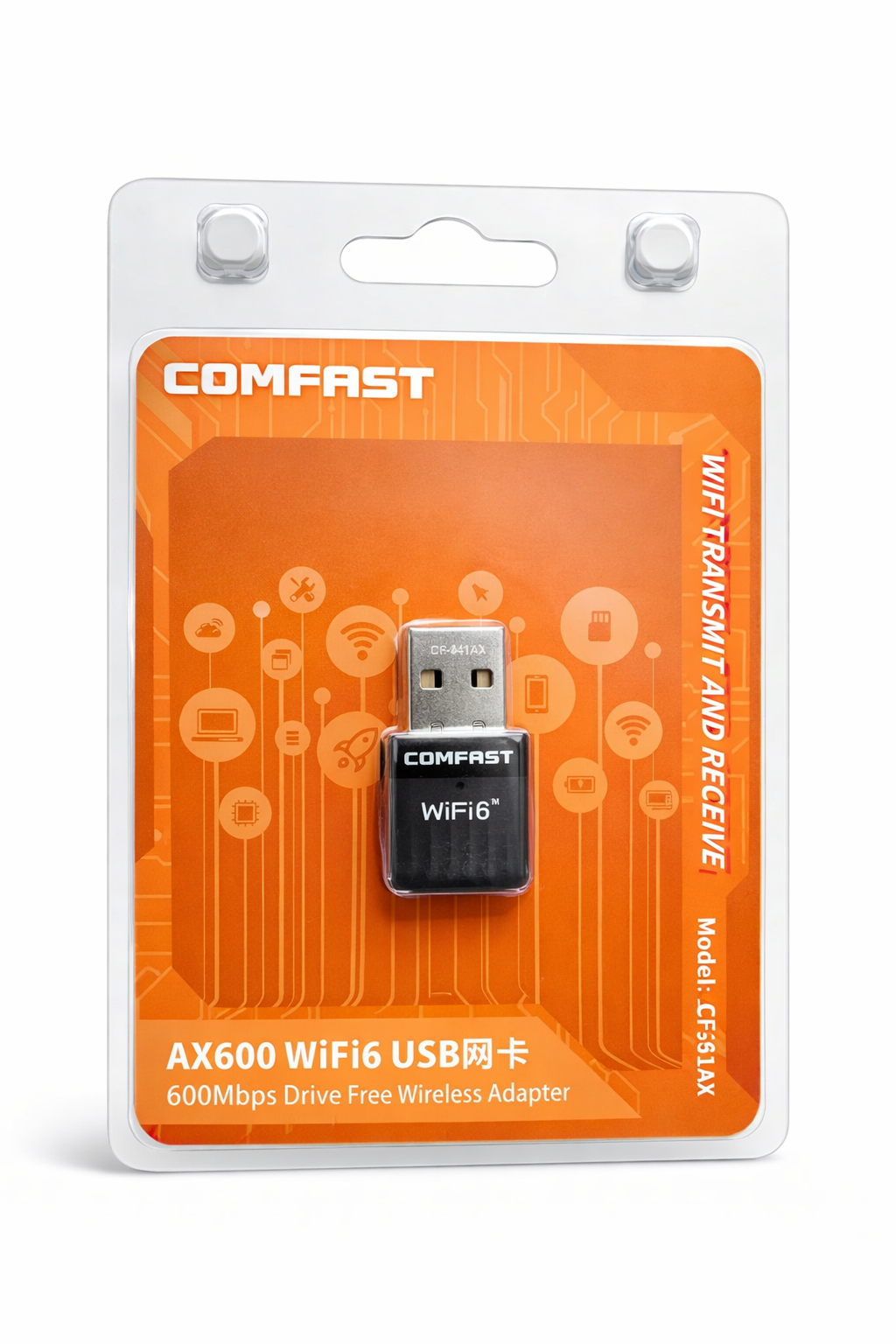 Comfast Cle Wifi Ordinateur 600 Mbps Wifi6 AX600