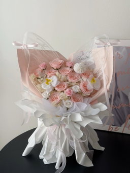 Pink Mist Butterfly Mixed Bouquet 