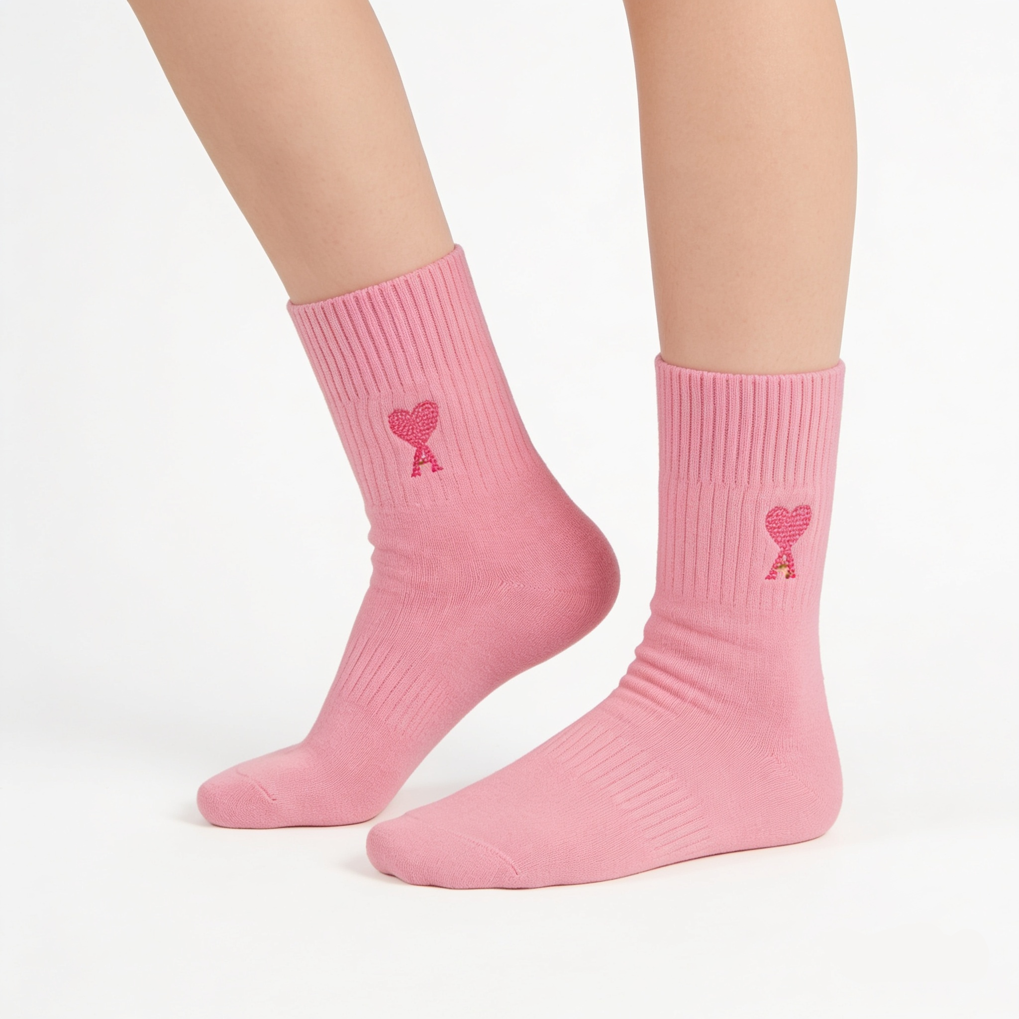 [10146] - 1 Pair Women’s Merino Wool Blend High-Cut Crew Socks – Cozy, Breathable & Winter-Ready _0