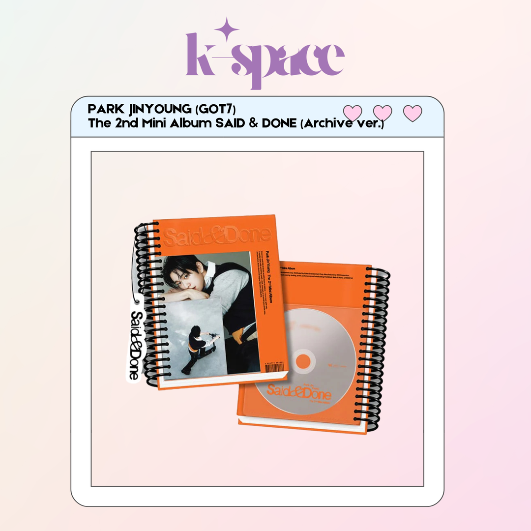 PARK JINYOUNG (GOT7) - The 2nd Mini Album SAID & DONE (Archive ver.)