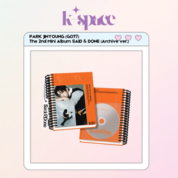 PARK JINYOUNG (GOT7) - The 2nd Mini Album SAID & DONE (Archive ver.)