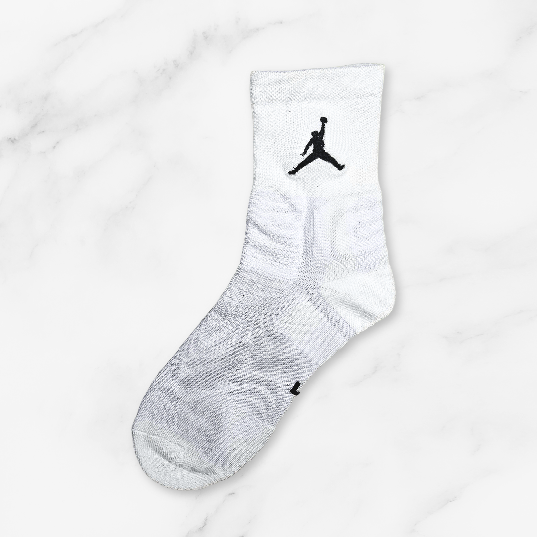 [10200] - 2 Pairs Men’s High-Cotton High-Cut Crew Socks – Breathable, Sweat-Absorbing & Minimal _1