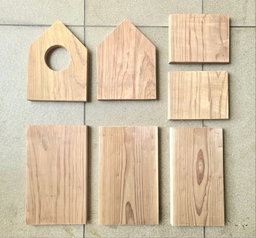 Natural Cedar Wood Birdhouse DIY Kit