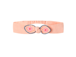 Embroidered Hair Band Bow - Blossom