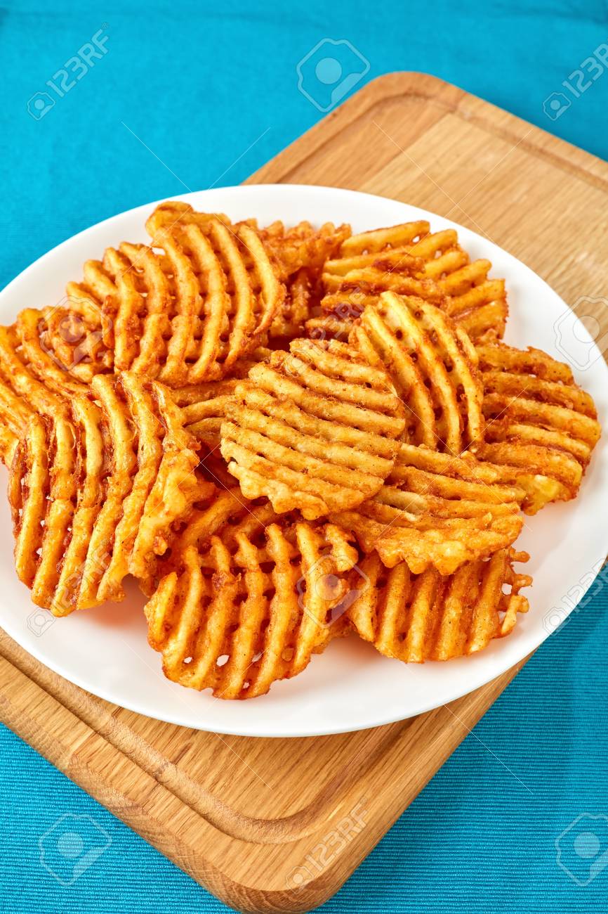 Criss-cross cut waffles
